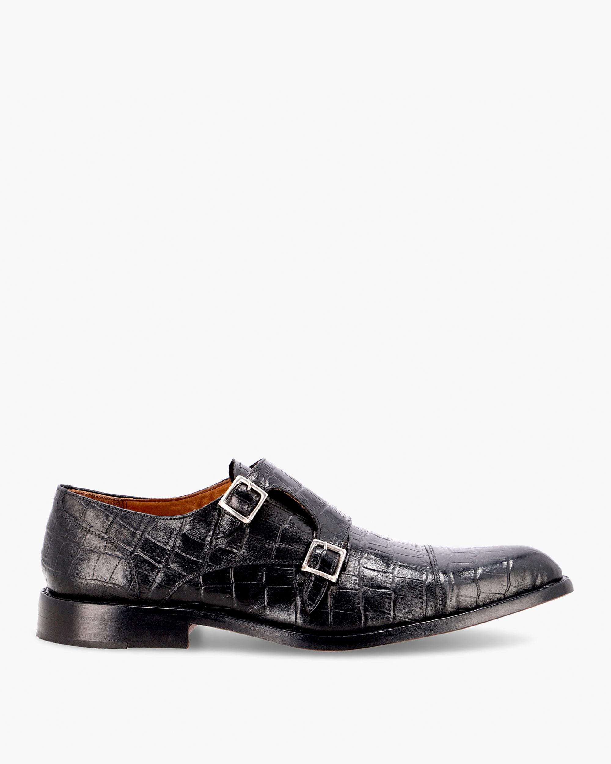 DORIAN | zapatos camperas equipaje Berlin Double Buckle Croco Shoes - Image 2