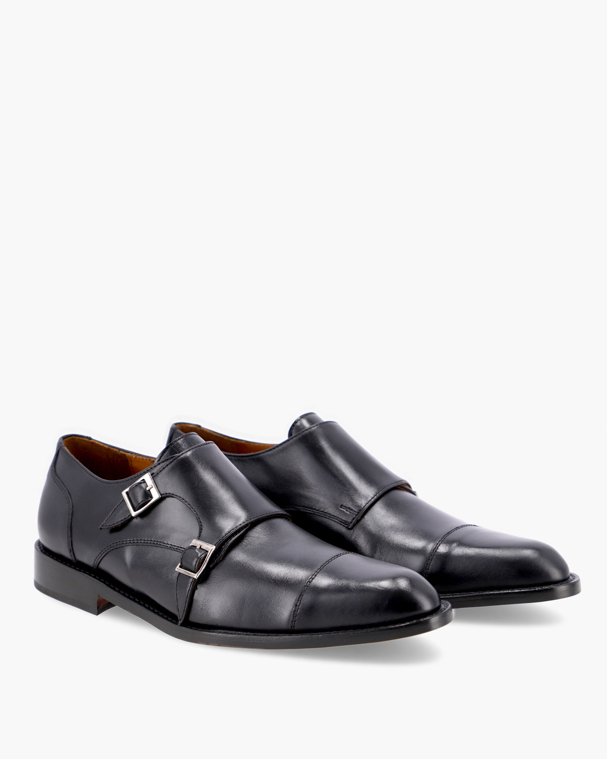 Berlin Double Buckle Shoes Black