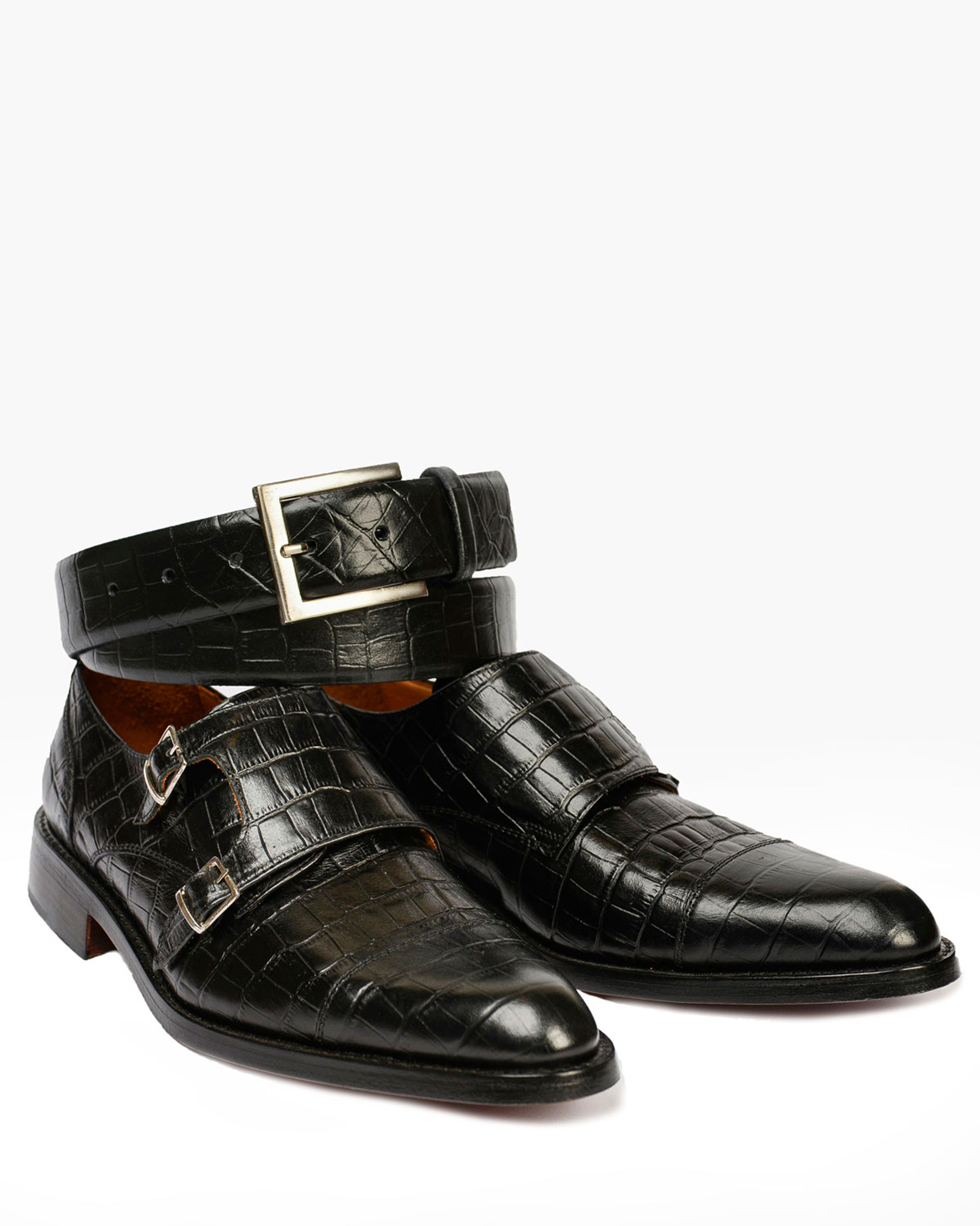 DORIAN | zapatos camperas equipaje Lisse Croco Belt - Image 2