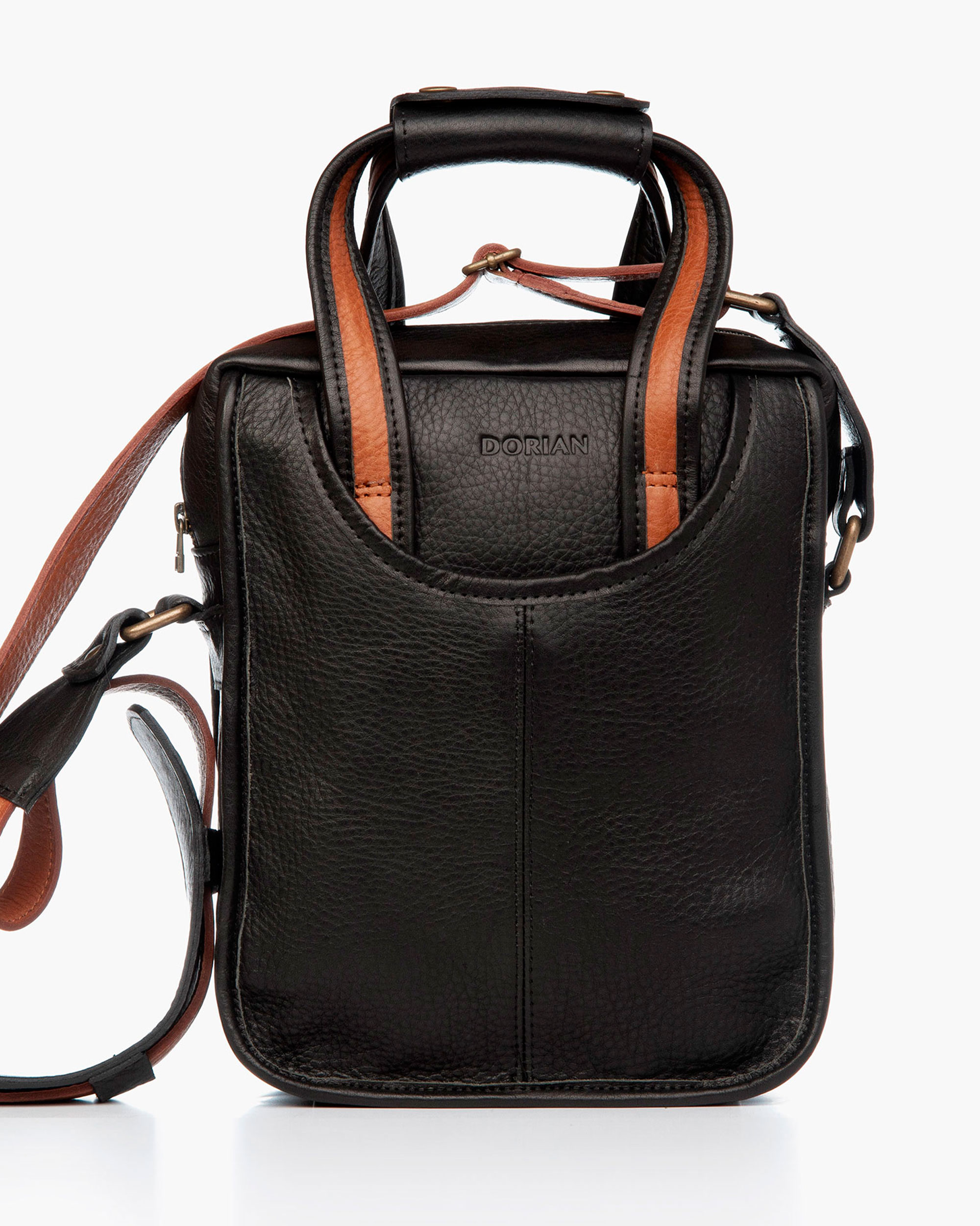 Brooklyn Backpack, Black and Brown