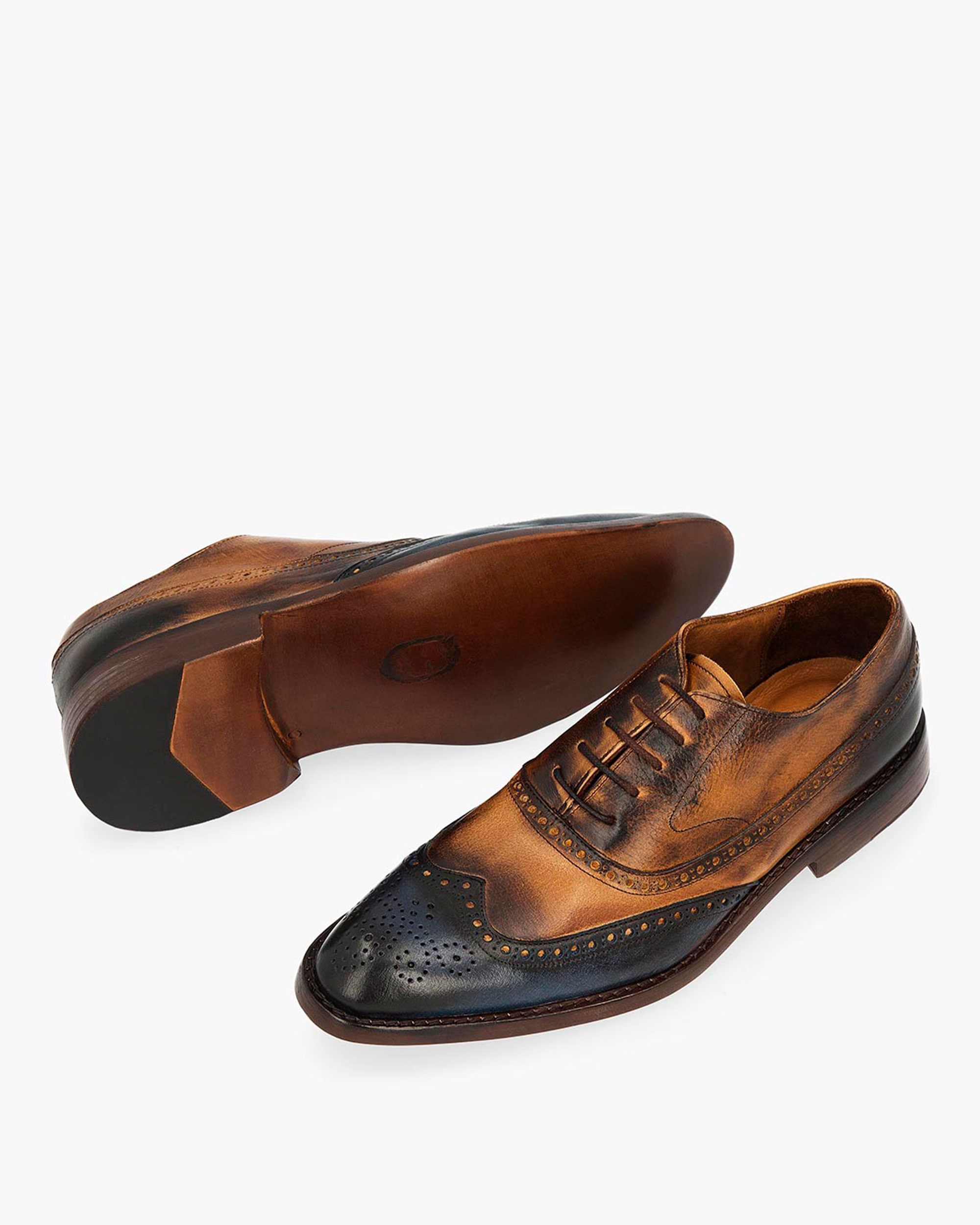 DORIAN | zapatos camperas equipaje Palermo Brown O'Blue Shoes - Image 2