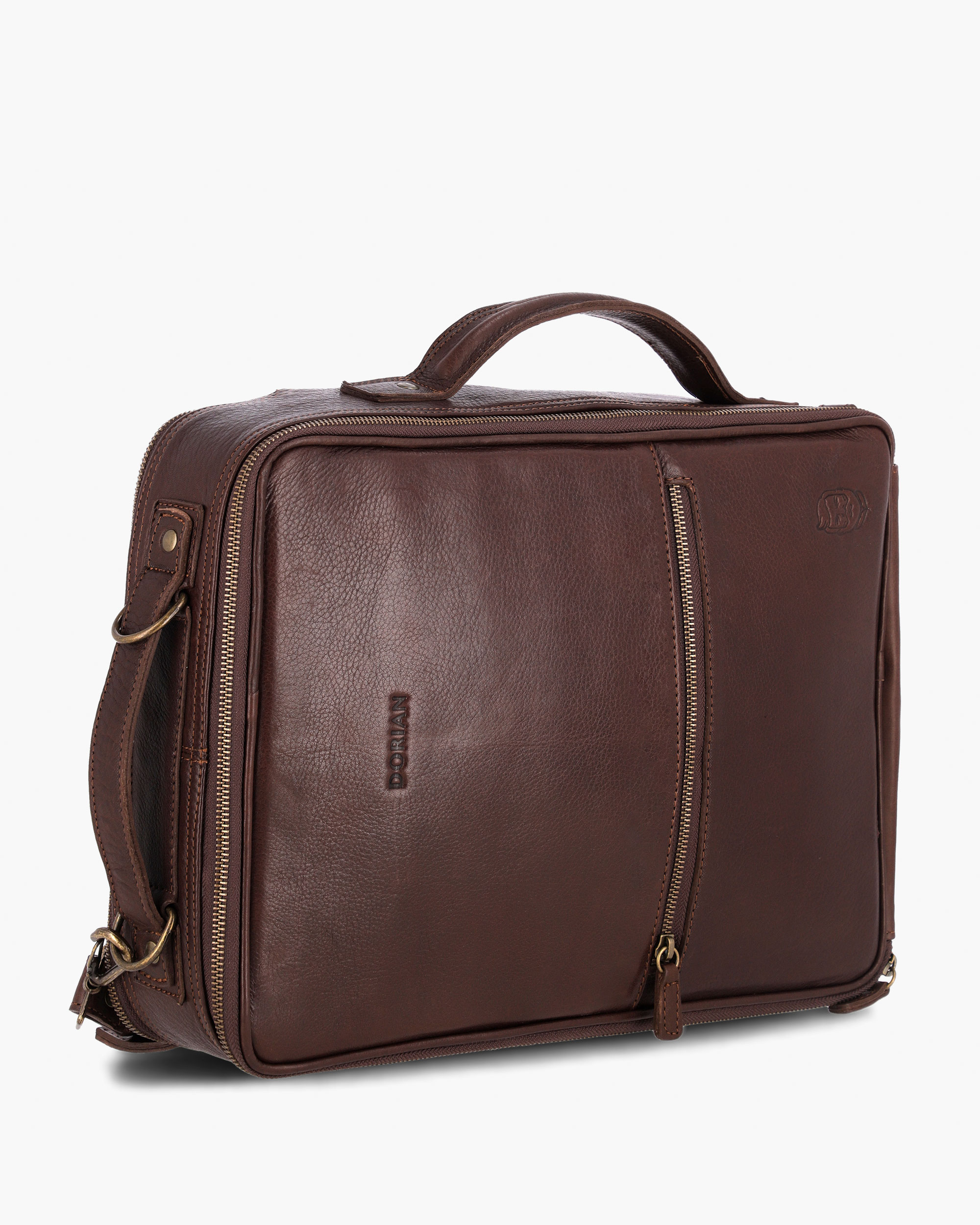 DORIAN | zapatos camperas equipaje Barajas Chocolate Briefcase - Image 2