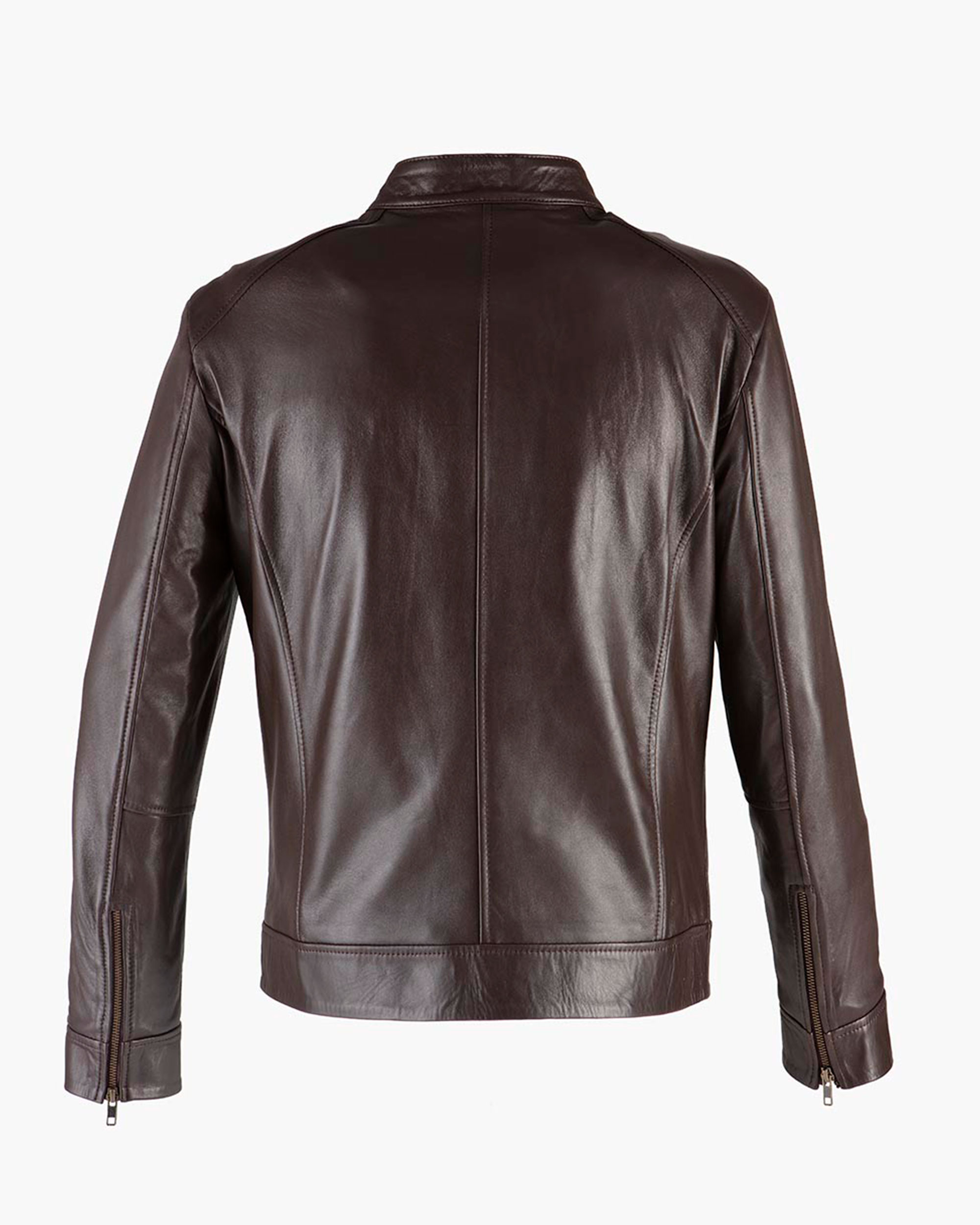 DORIAN | zapatos camperas equipaje Toronto Chocolate Sheepskin Leather Jacket - Image 3