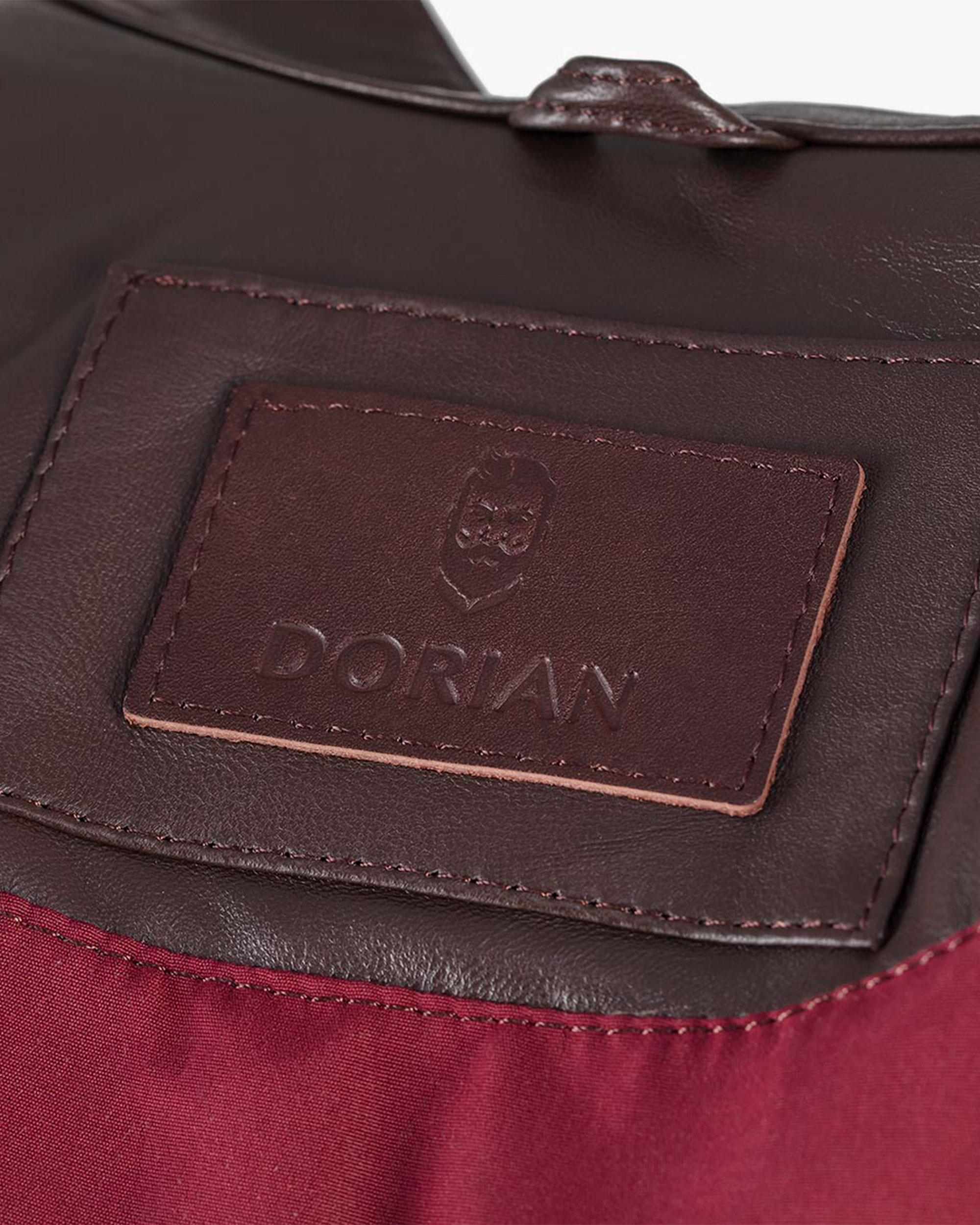 DORIAN | zapatos camperas equipaje Toronto Chocolate Sheepskin Leather Jacket - Image 7