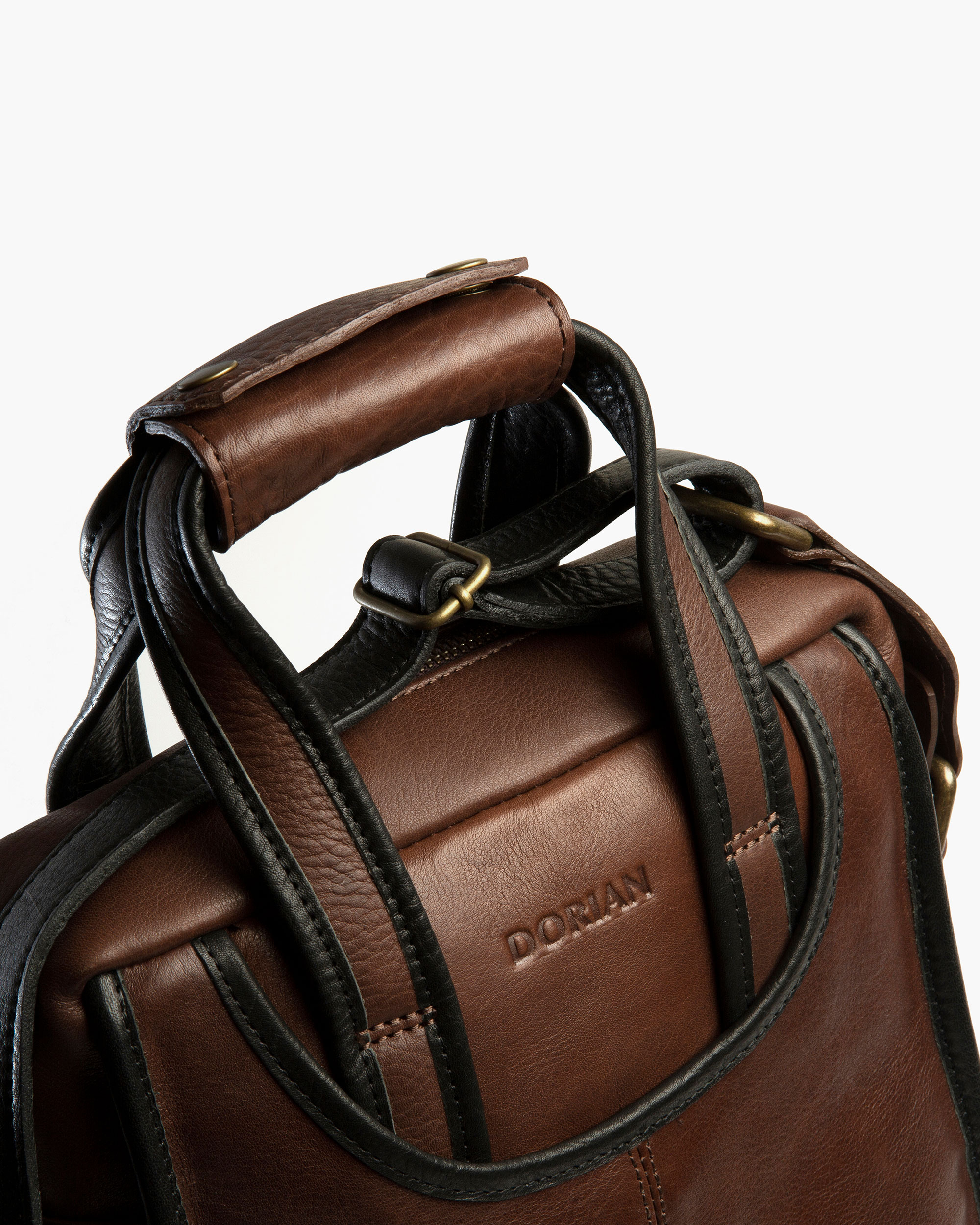 DORIAN | zapatos camperas equipaje Queens Chocolate and Black Backpack - Image 5