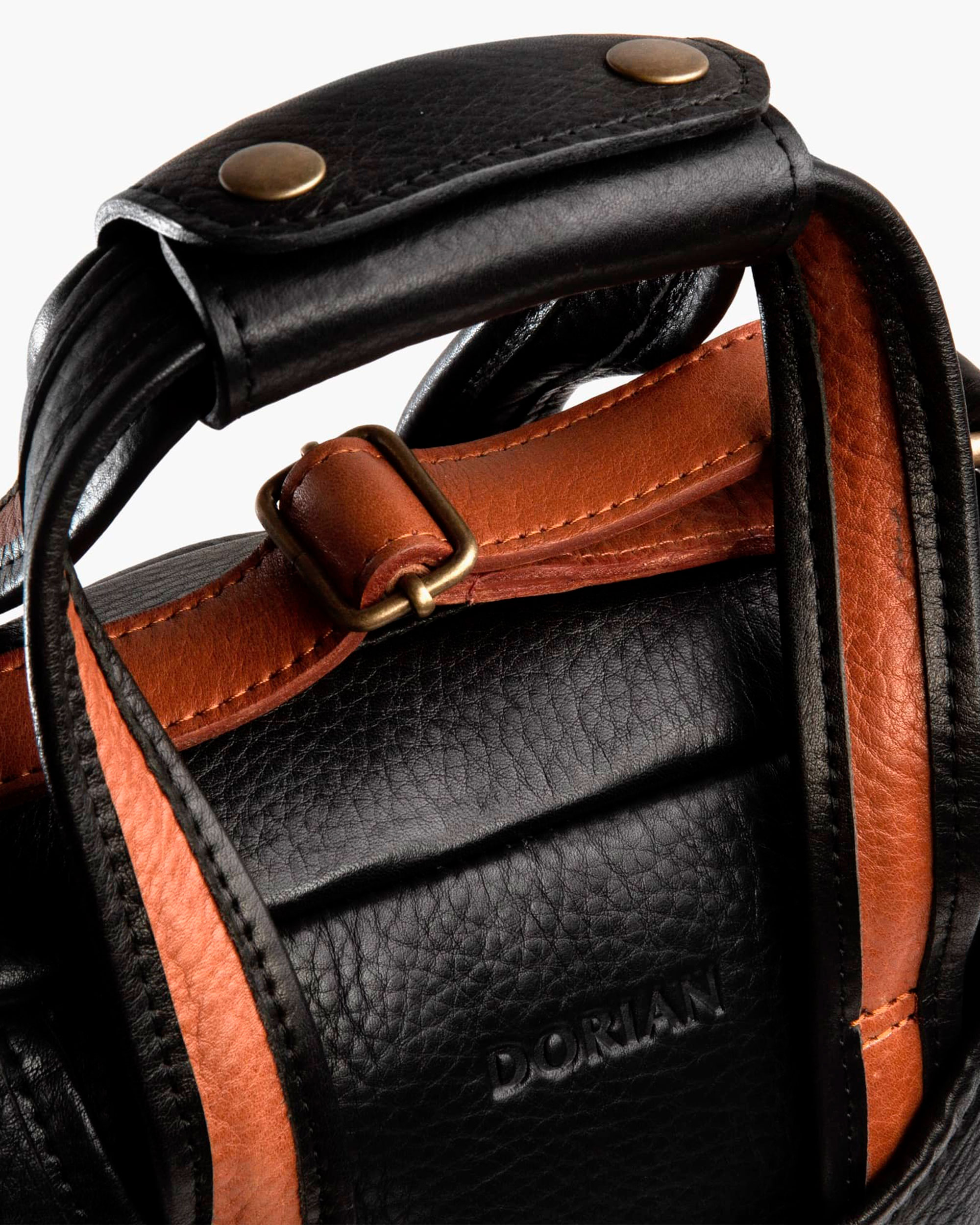 DORIAN | zapatos camperas equipaje Queens Backpack, Black and Brown - Image 5