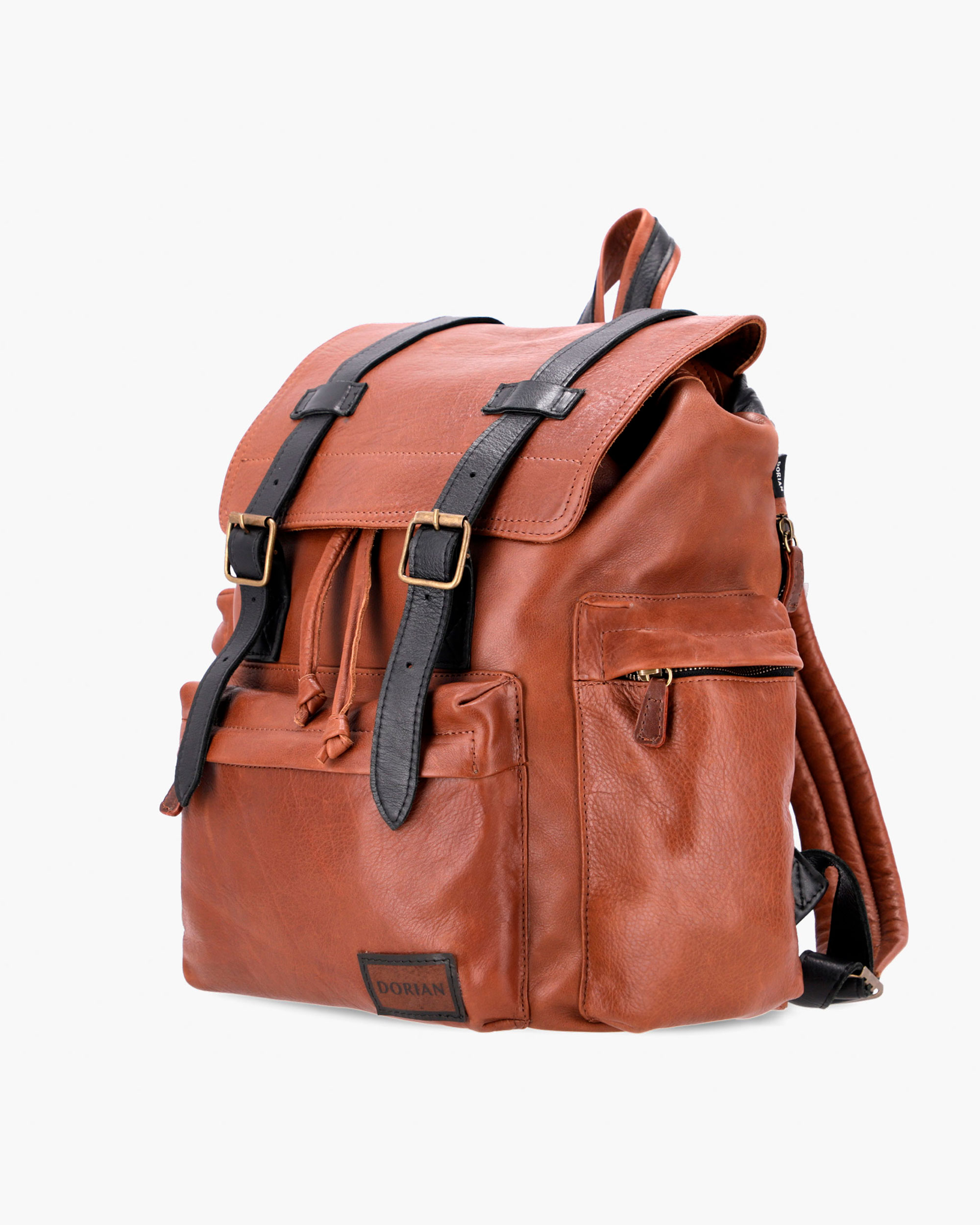 DORIAN | zapatos camperas equipaje Copenhagen Backpack Brown and Black - Image 2