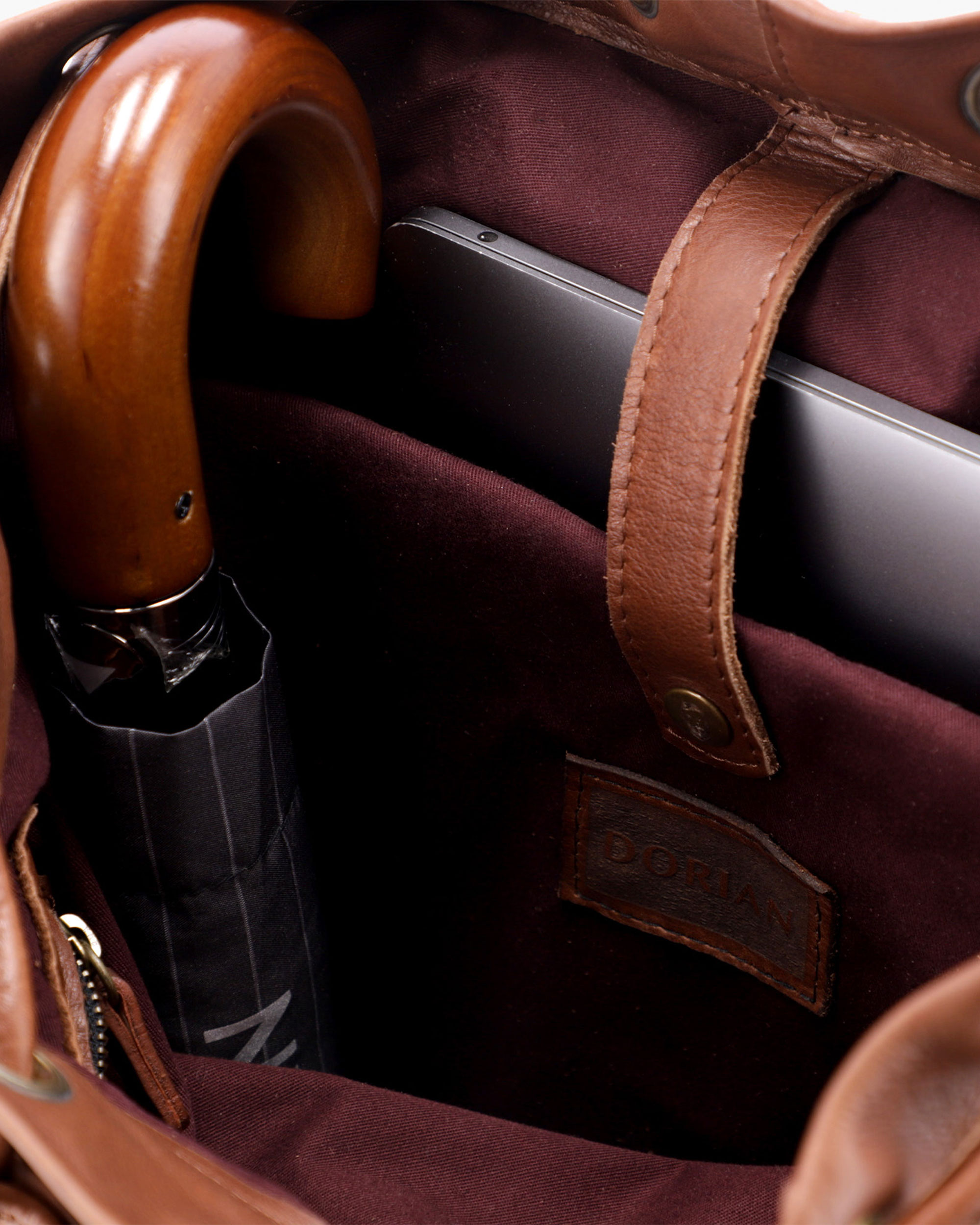 DORIAN | zapatos camperas equipaje Copenhagen Backpack Brown and Black - Image 5