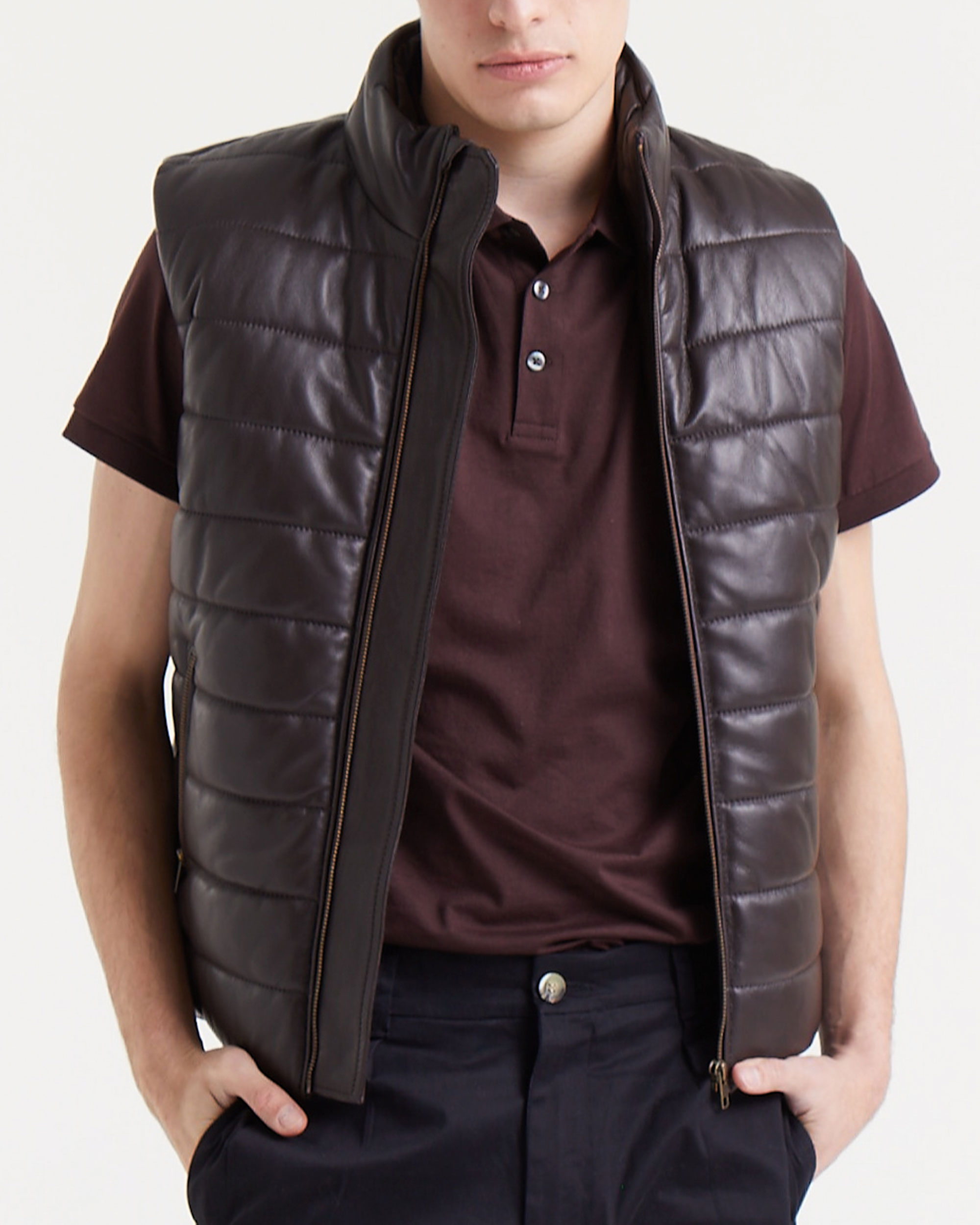 Puffer Vest Kansas Chocolate