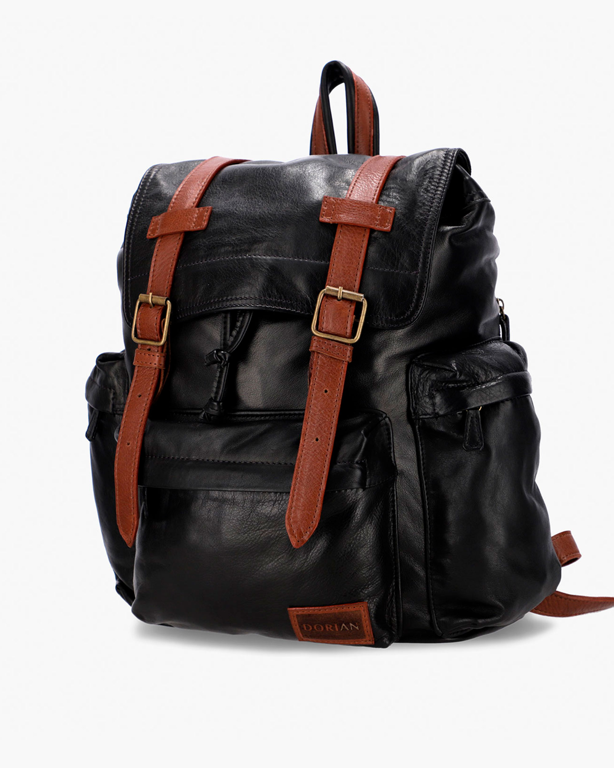 DORIAN | zapatos camperas equipaje Copenhagen Backpack Black and Brown - Image 2