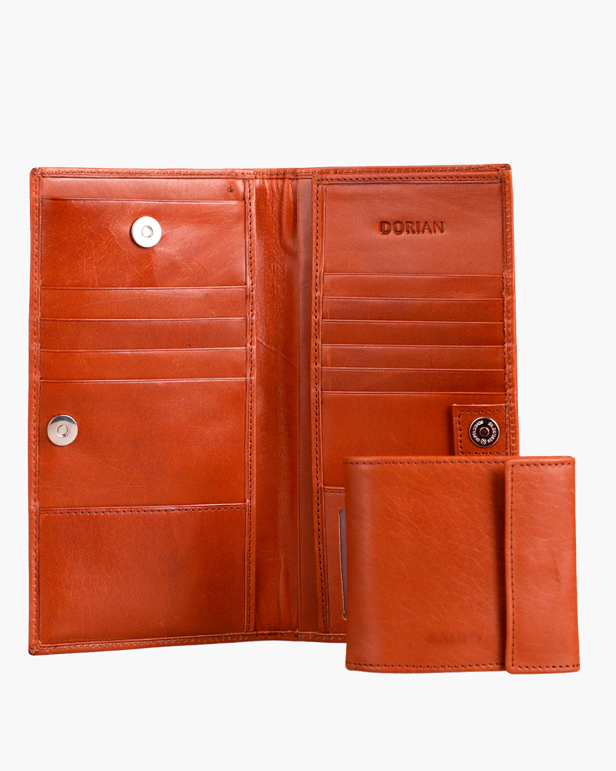 DORIAN | zapatos camperas equipaje MB Brown Passport Wallet - Image 7