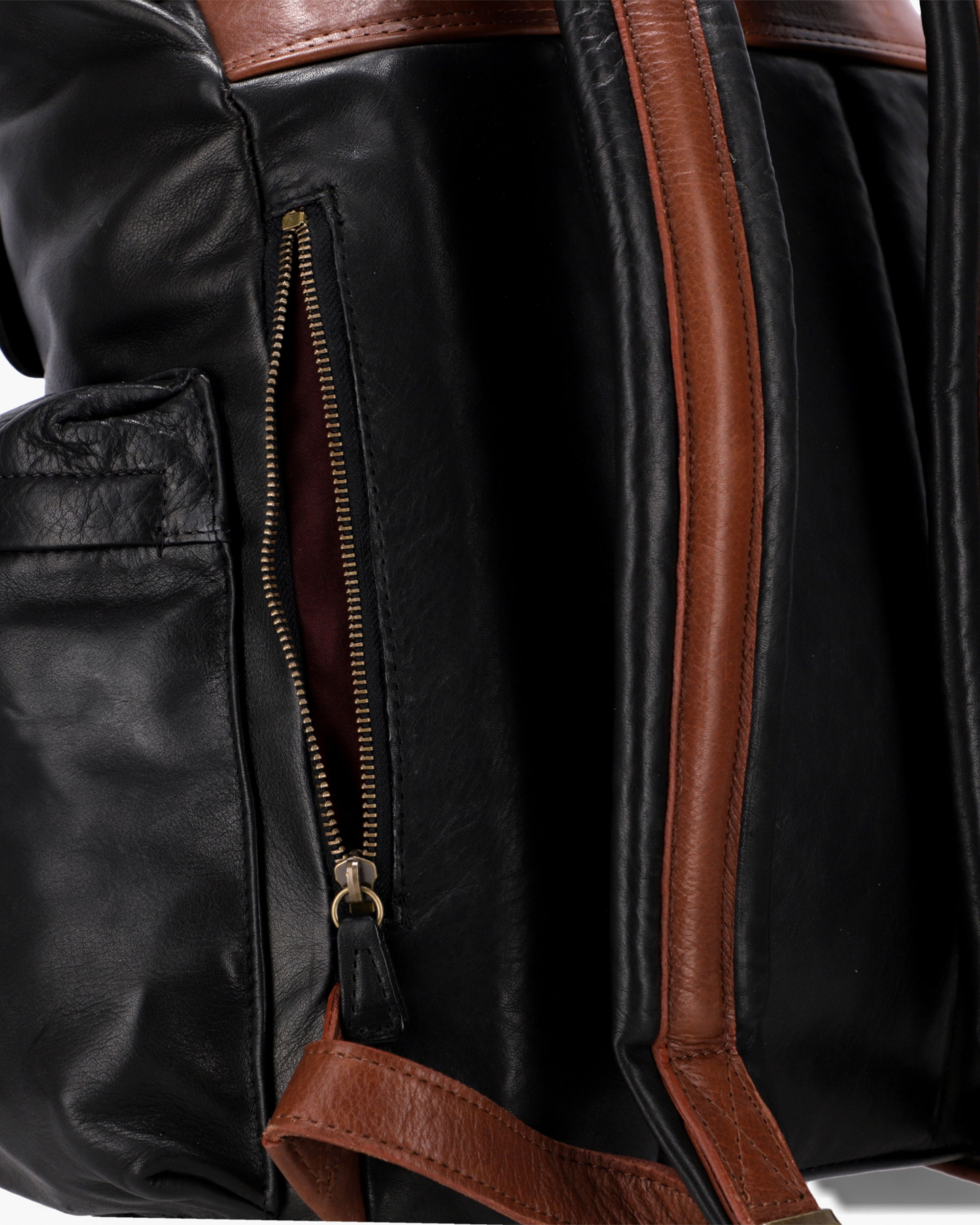 DORIAN | zapatos camperas equipaje Copenhagen Backpack Black and Brown - Image 4