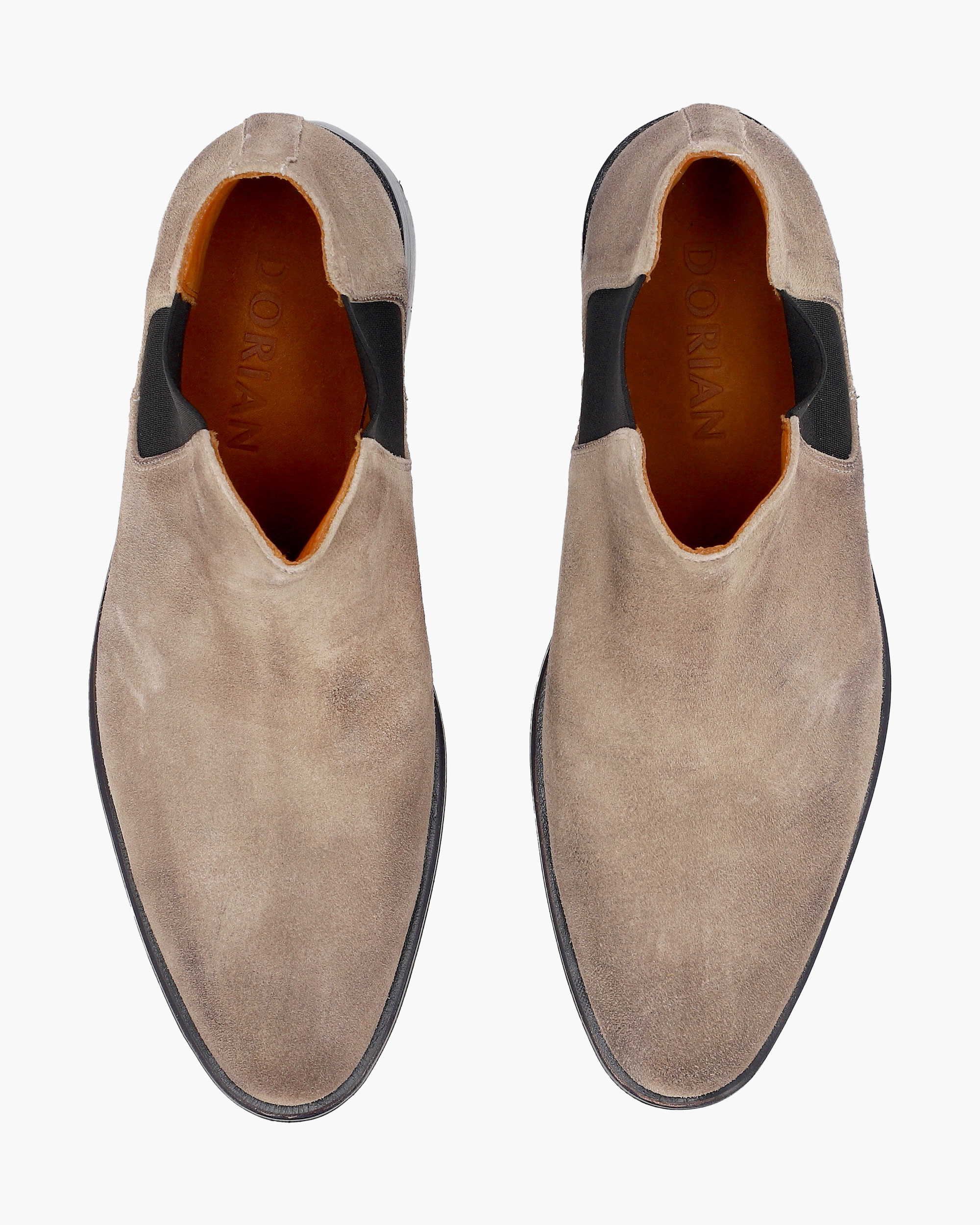 DORIAN | zapatos camperas equipaje Bristol Boots Beige Spotted Suede - Image 4