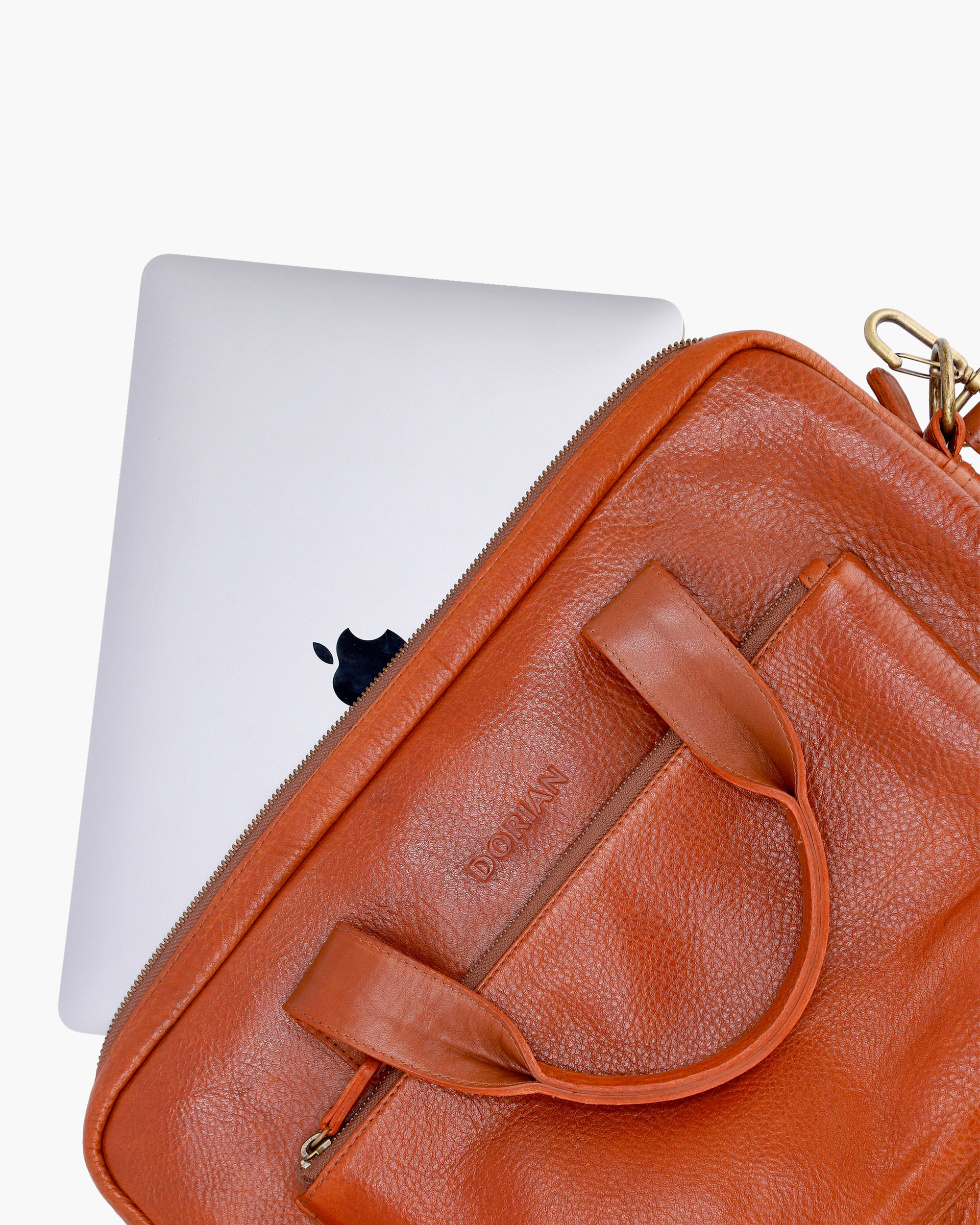 DORIAN | zapatos camperas equipaje Silicon Valley Brown Briefcase - Image 5