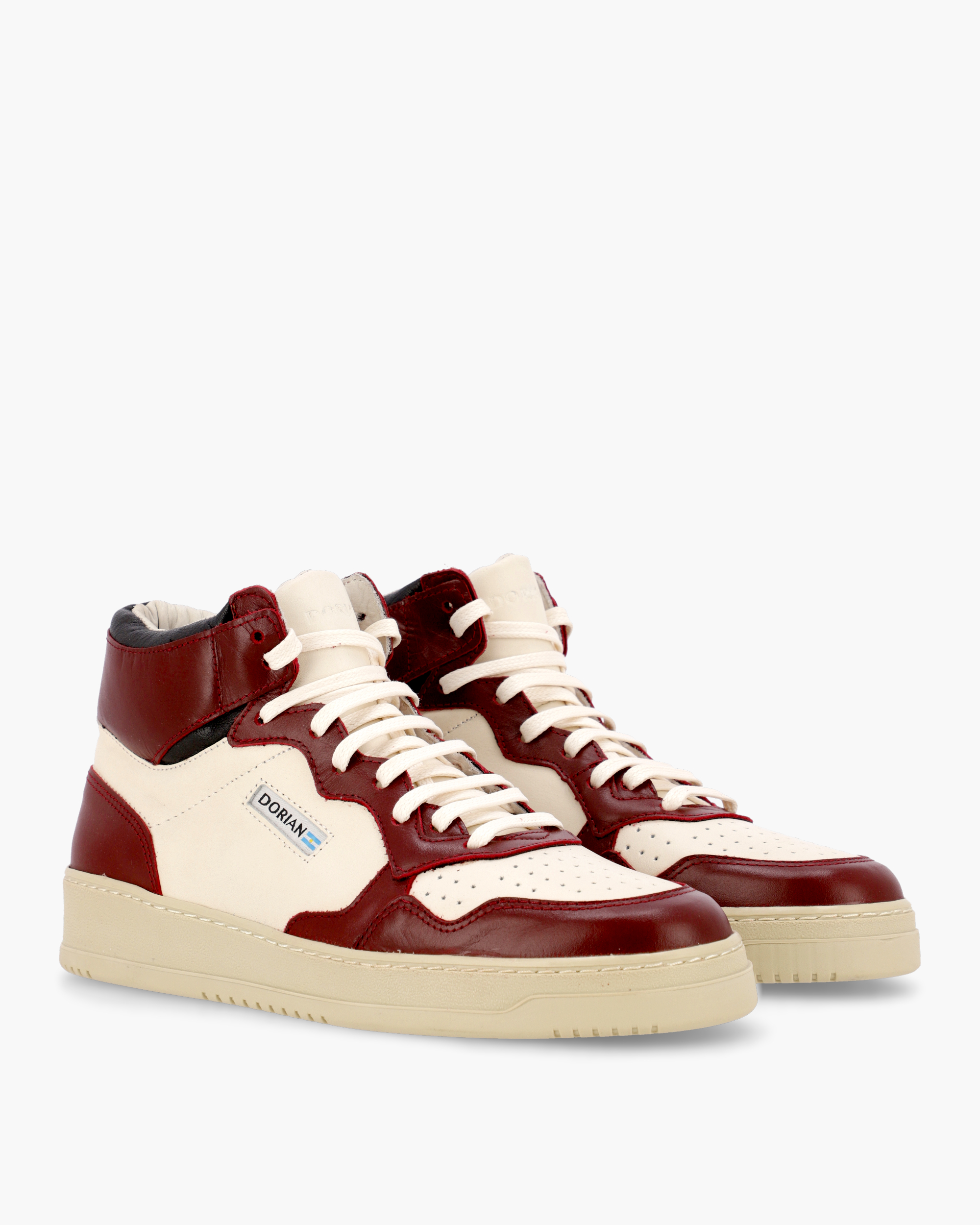 DORIAN | zapatos camperas equipaje Urquiza Bordeaux High-Top Sneakers