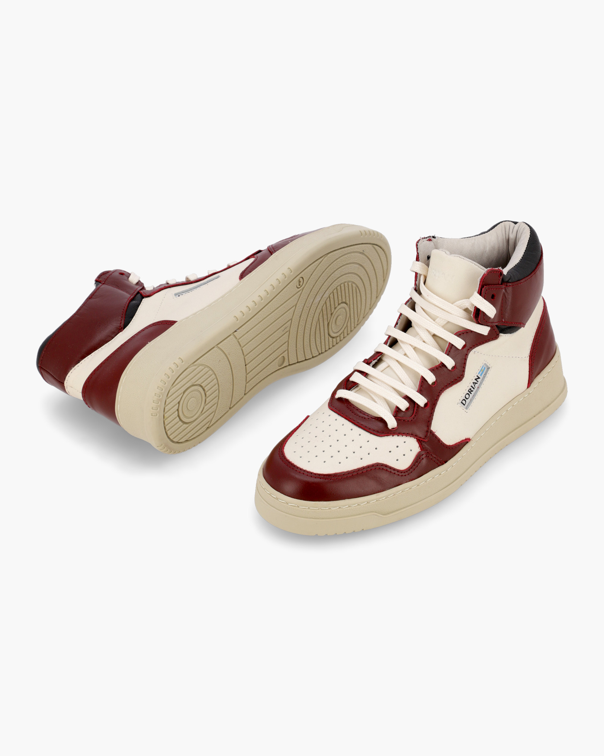DORIAN | zapatos camperas equipaje Urquiza Bordeaux High-Top Sneakers - Image 3