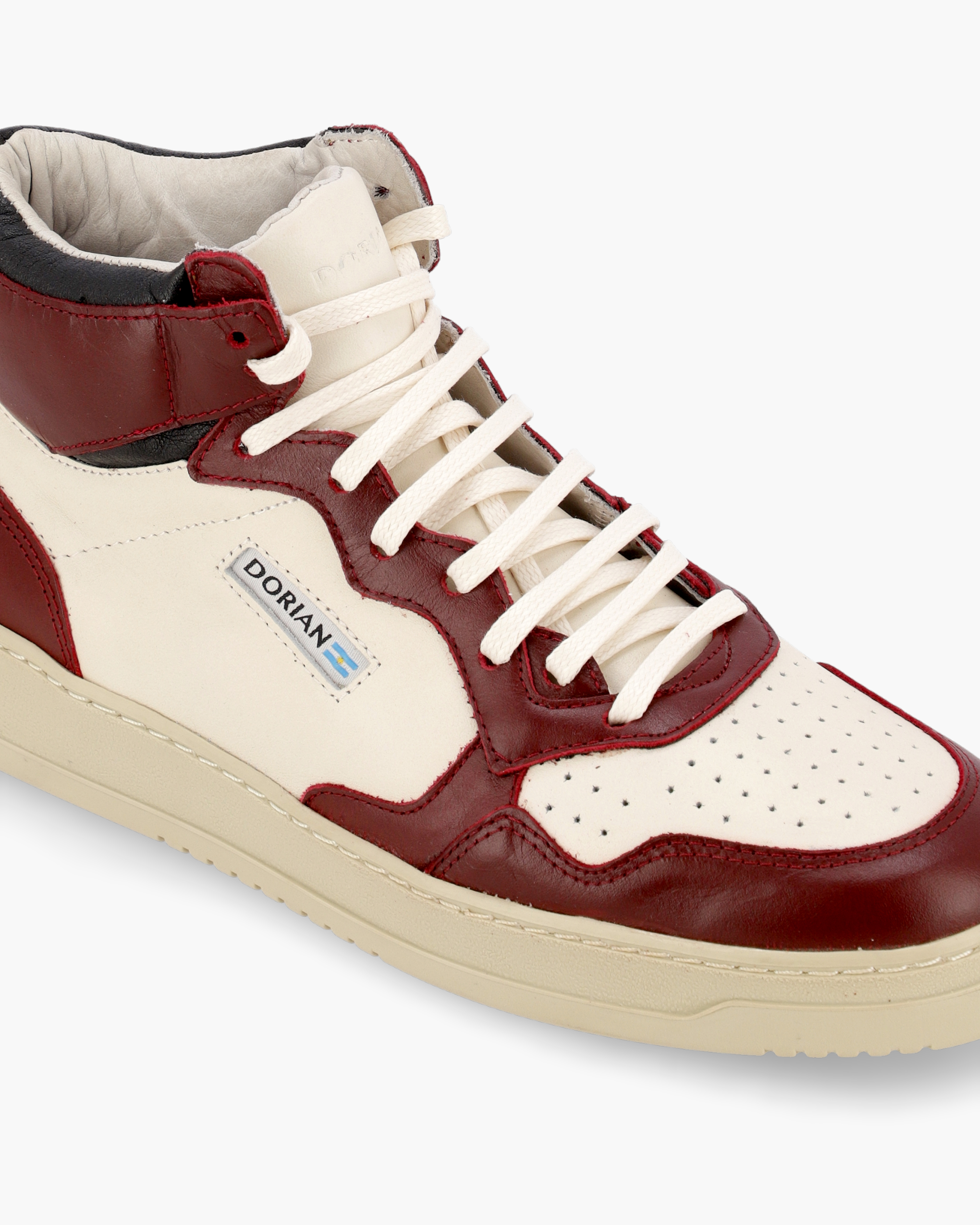 DORIAN | zapatos camperas equipaje Urquiza Bordeaux High-Top Sneakers - Image 5