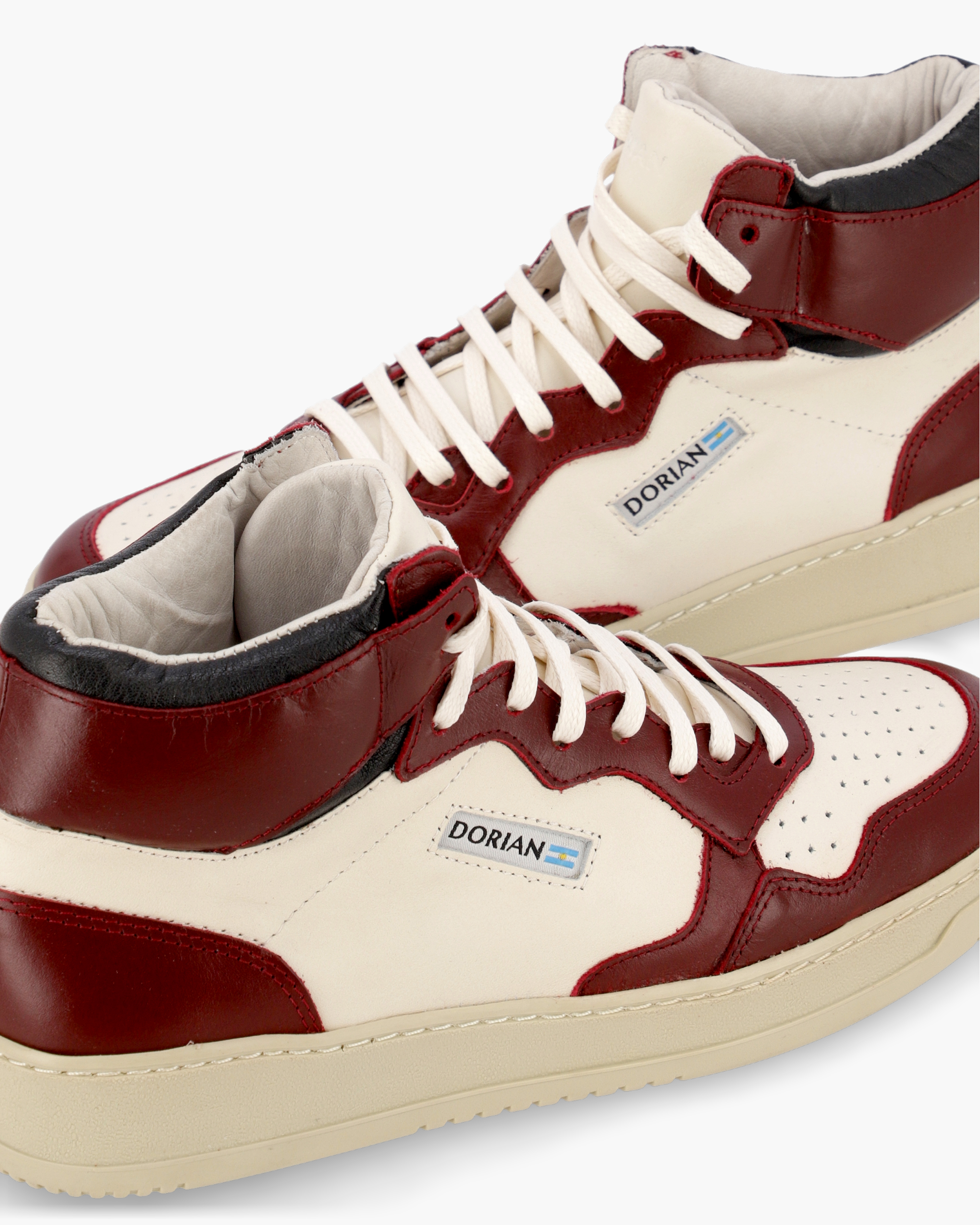 DORIAN | zapatos camperas equipaje Urquiza Bordeaux High-Top Sneakers - Image 6