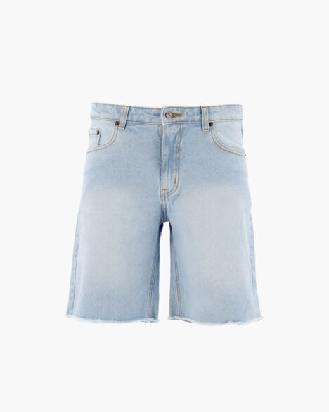 Hawk Light Blue Jean Bermuda Shorts